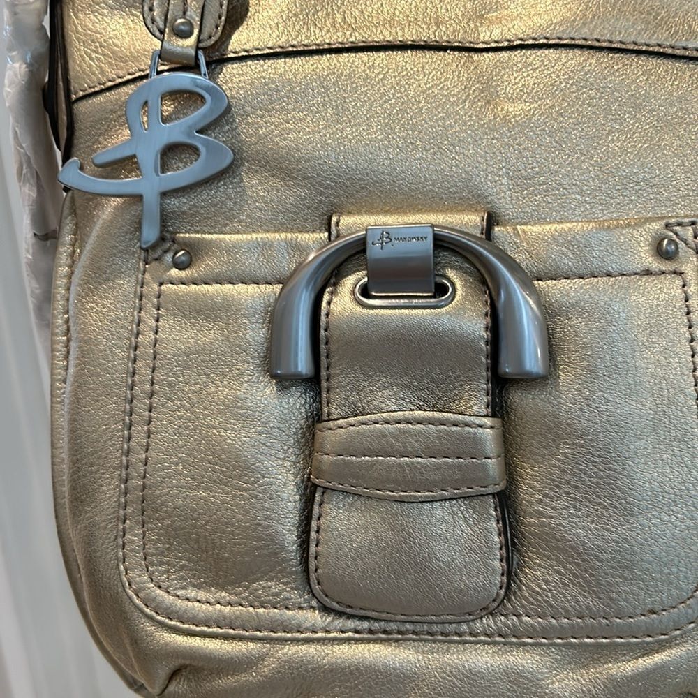 B. Makowsky Gold Handbag - Picture 2 of 10